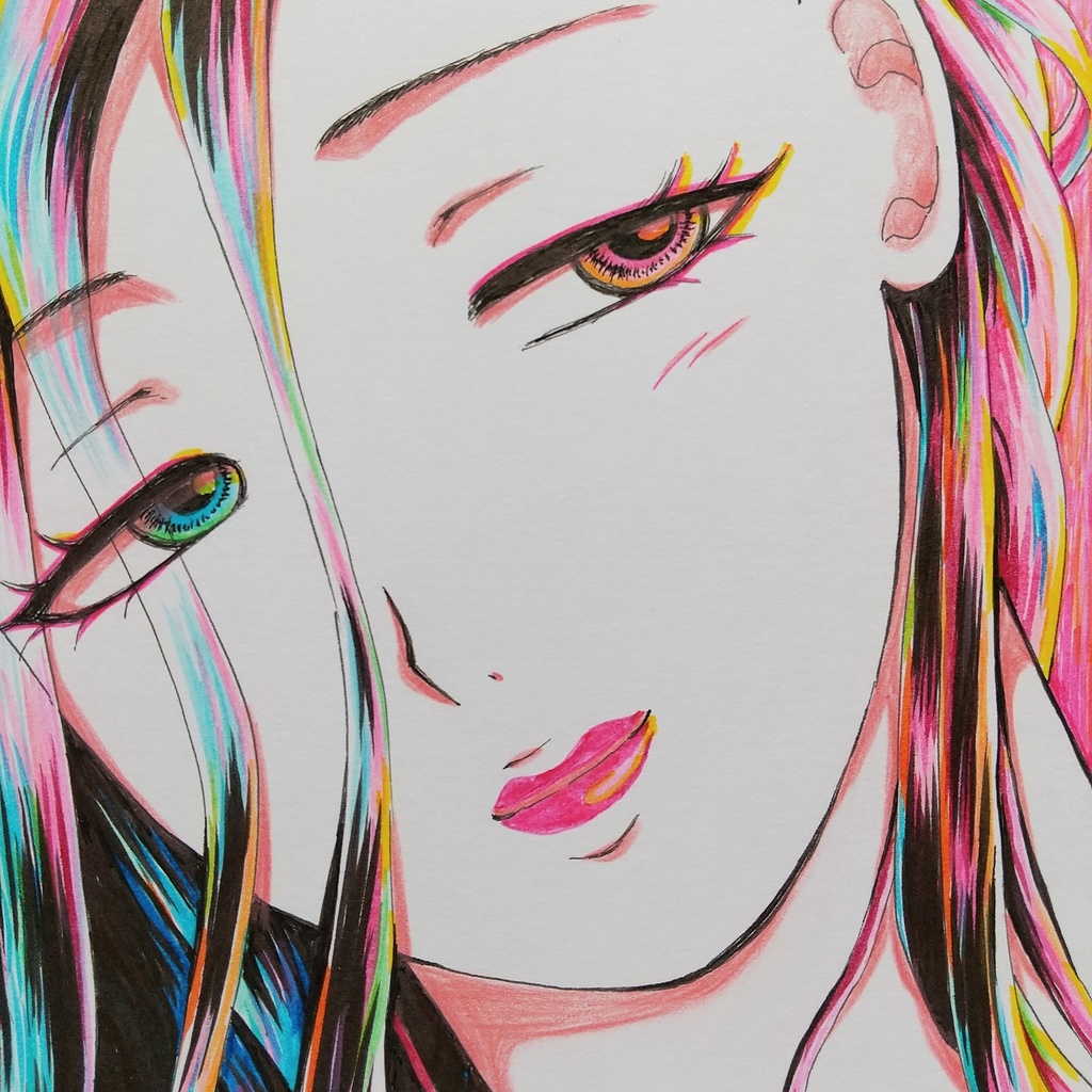 原画 「青色と」