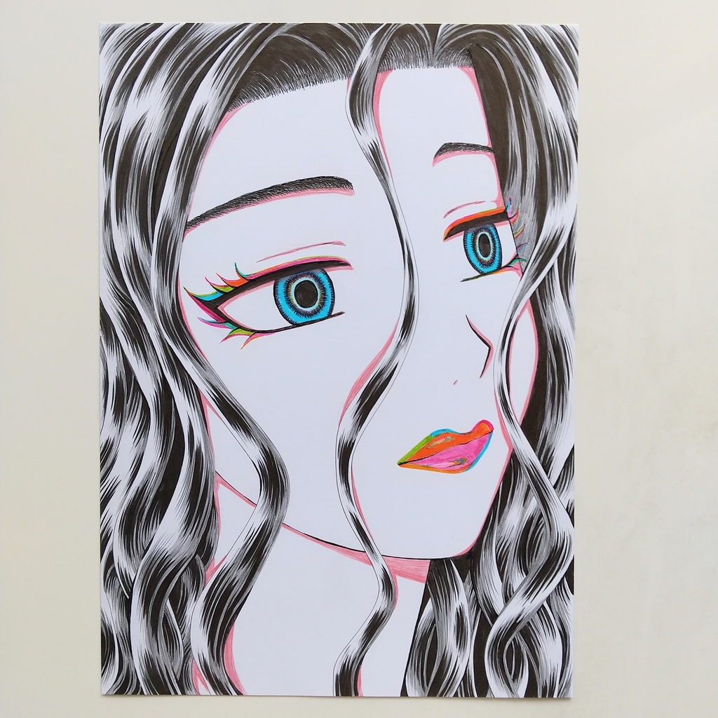 原画 「もっと近くへ」