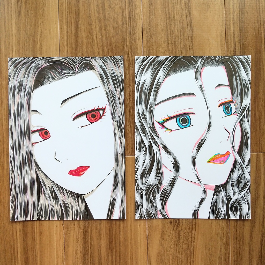 原画　「もっと近くへ」