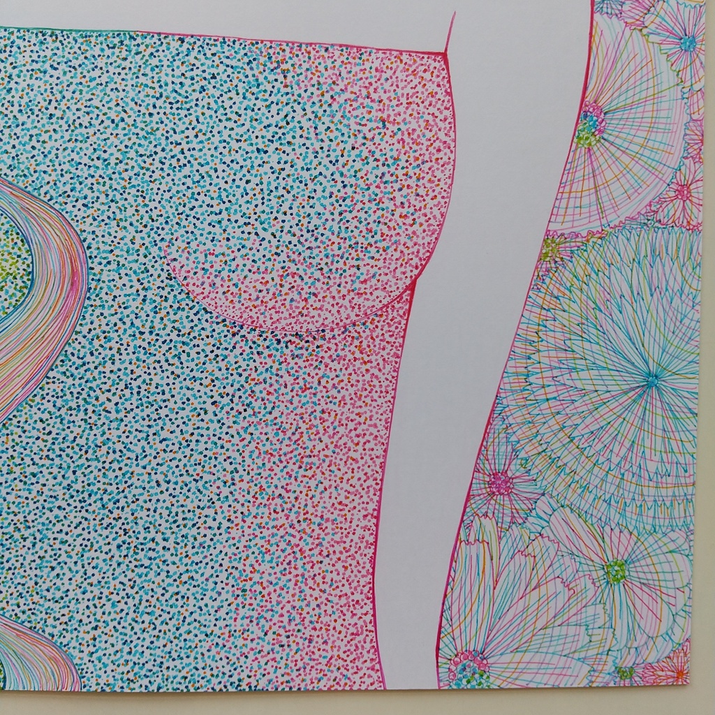 原画 「黒い首飾り」