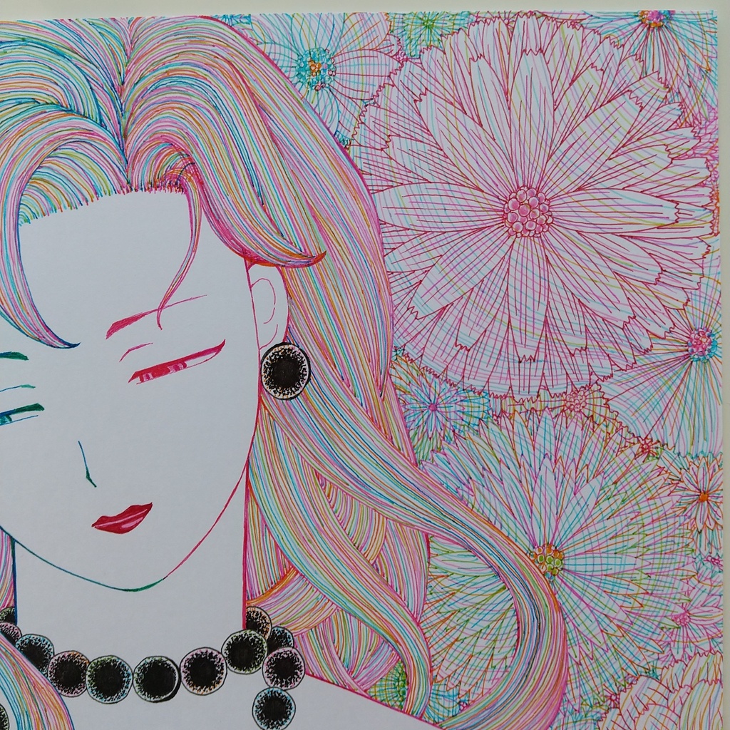 原画 「黒い首飾り」