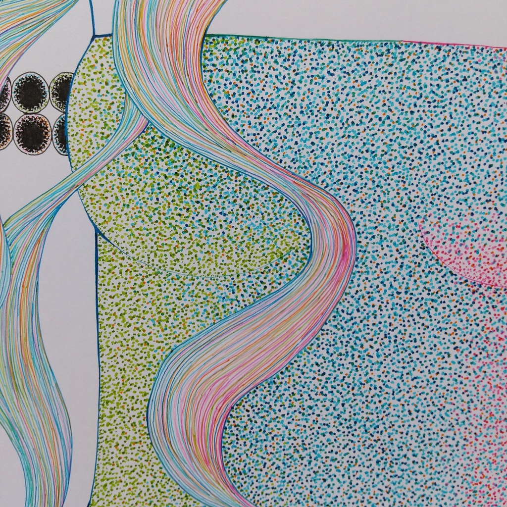 原画 「黒い首飾り」