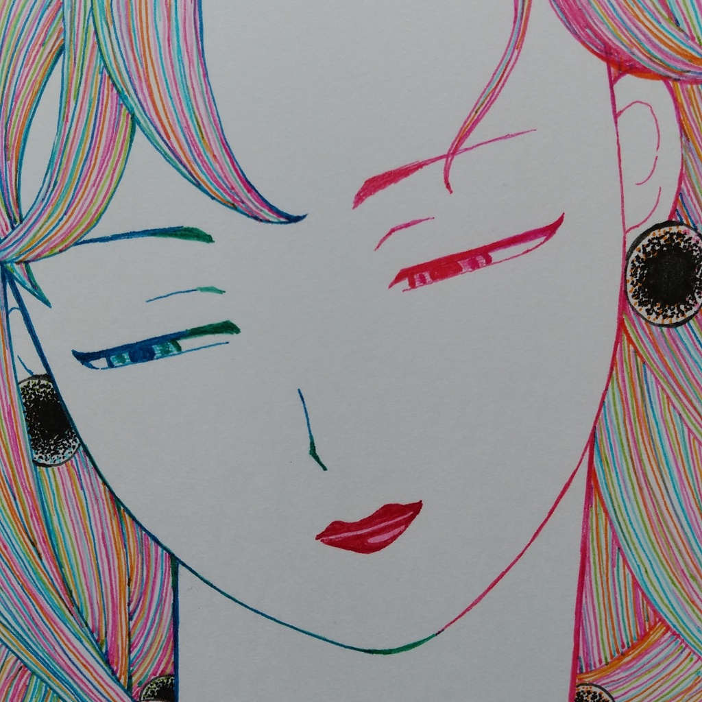 原画 「黒い首飾り」