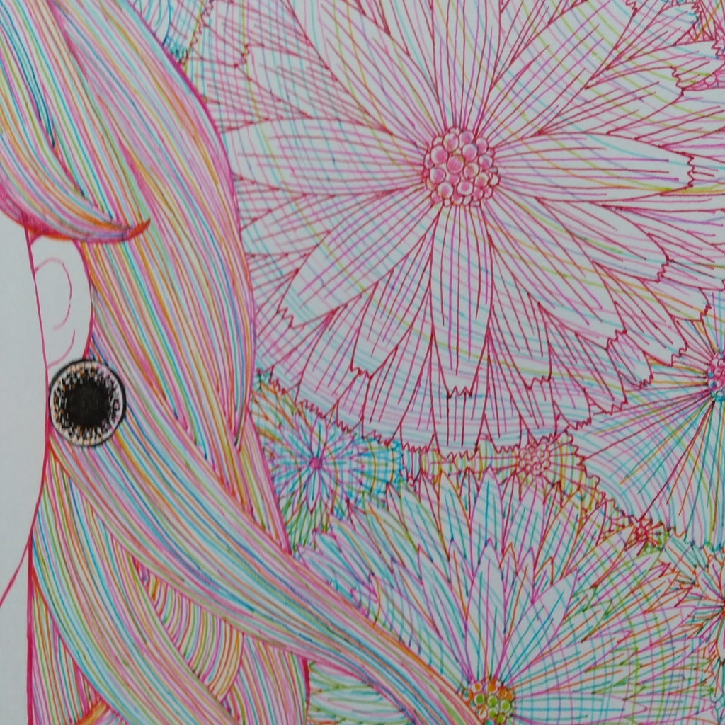 原画 「黒い首飾り」