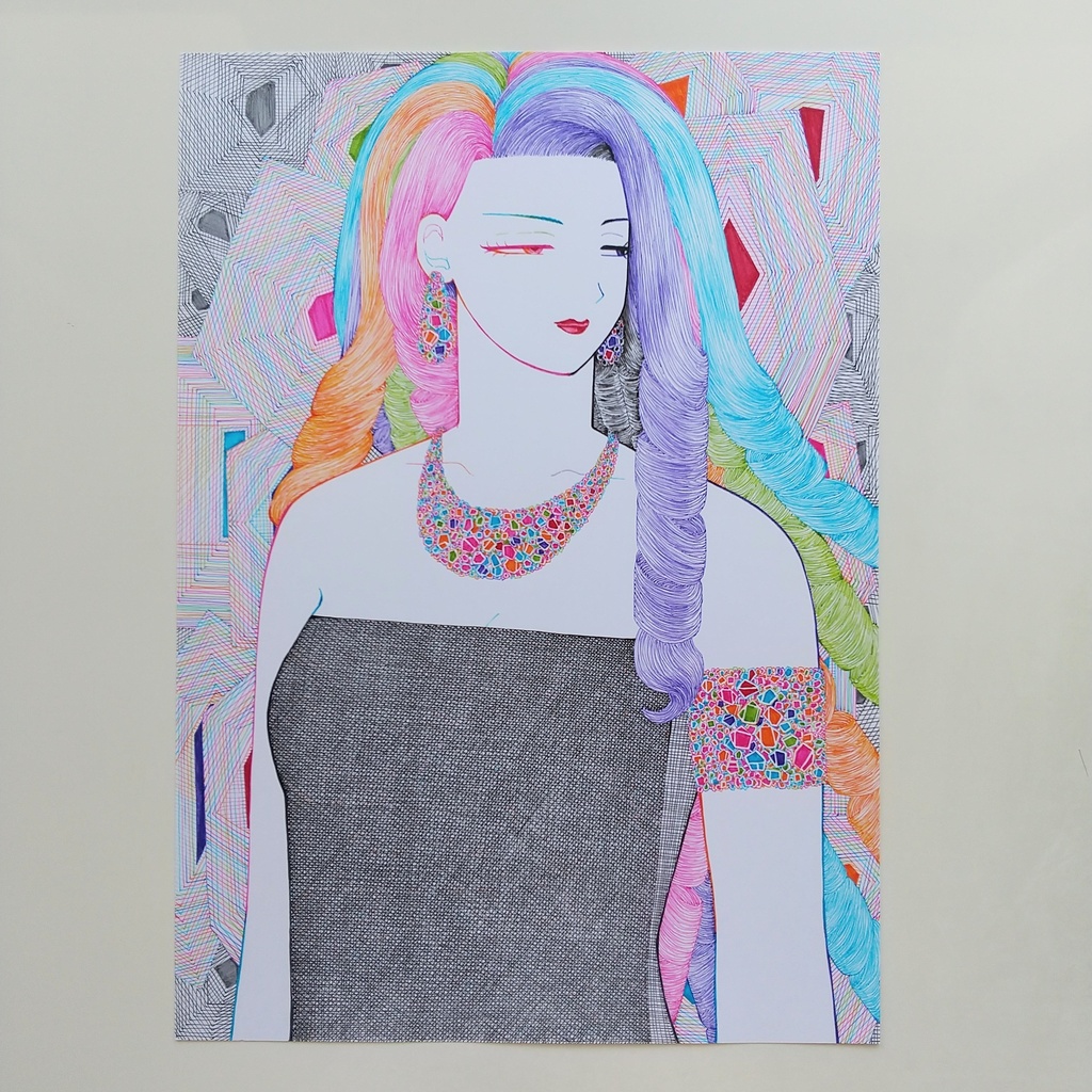 原画 「夜会へ」