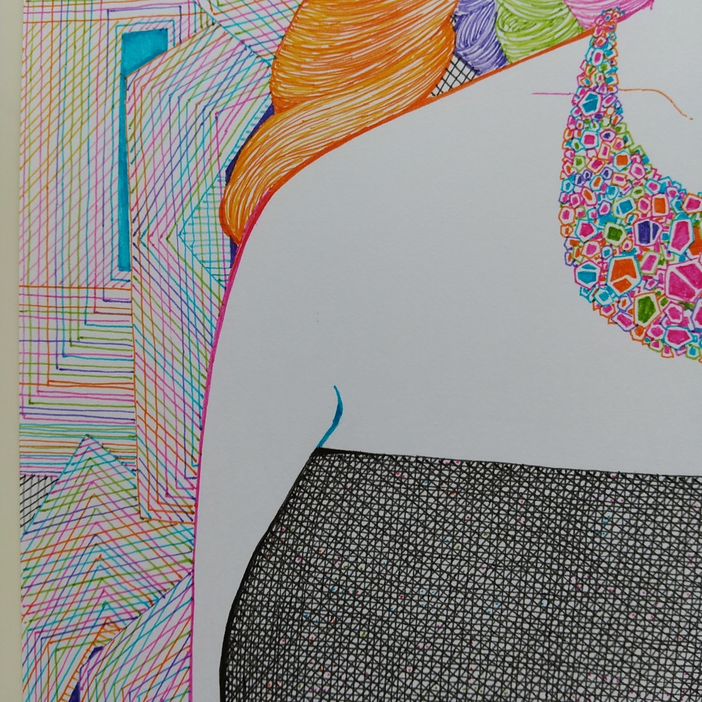 原画 「夜会へ」