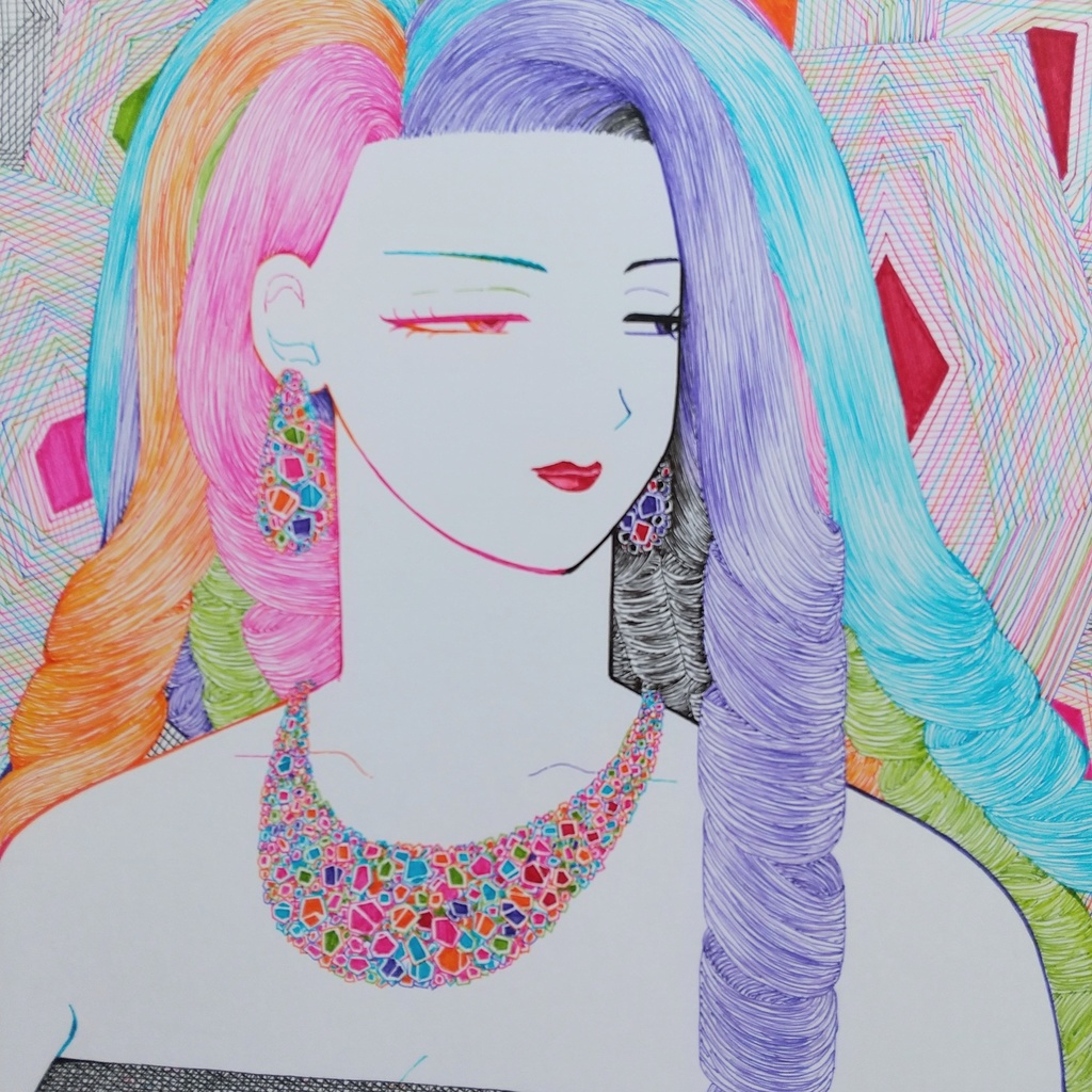 原画 「夜会へ」