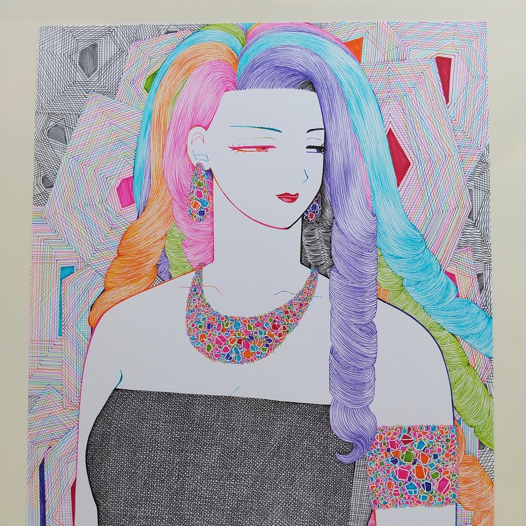 原画 「夜会へ」