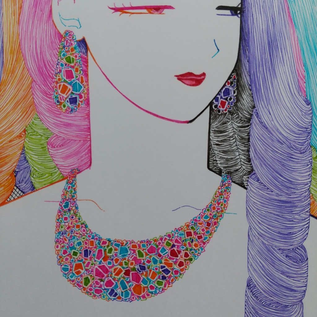 原画 「夜会へ」