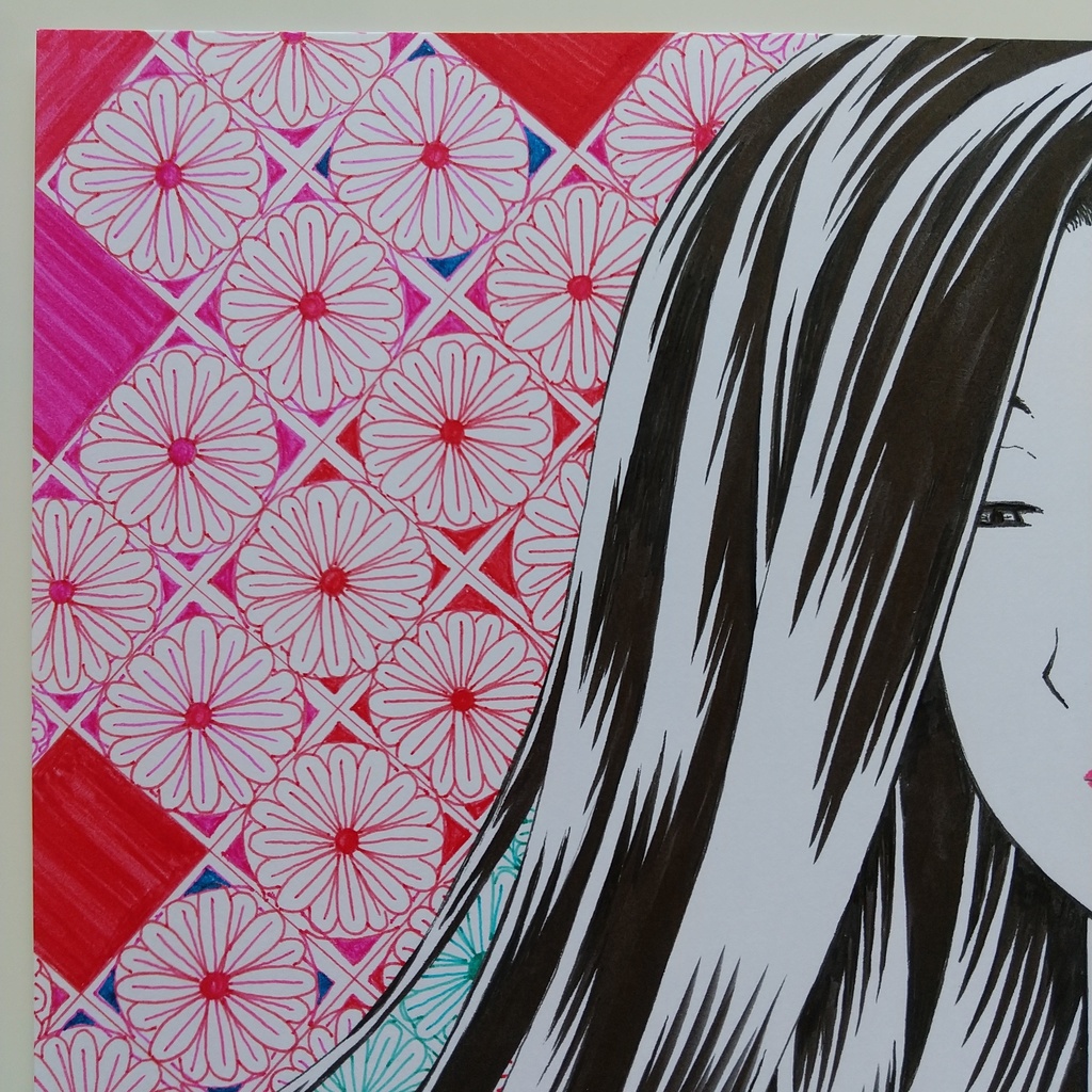 原画 「レースのドレス」