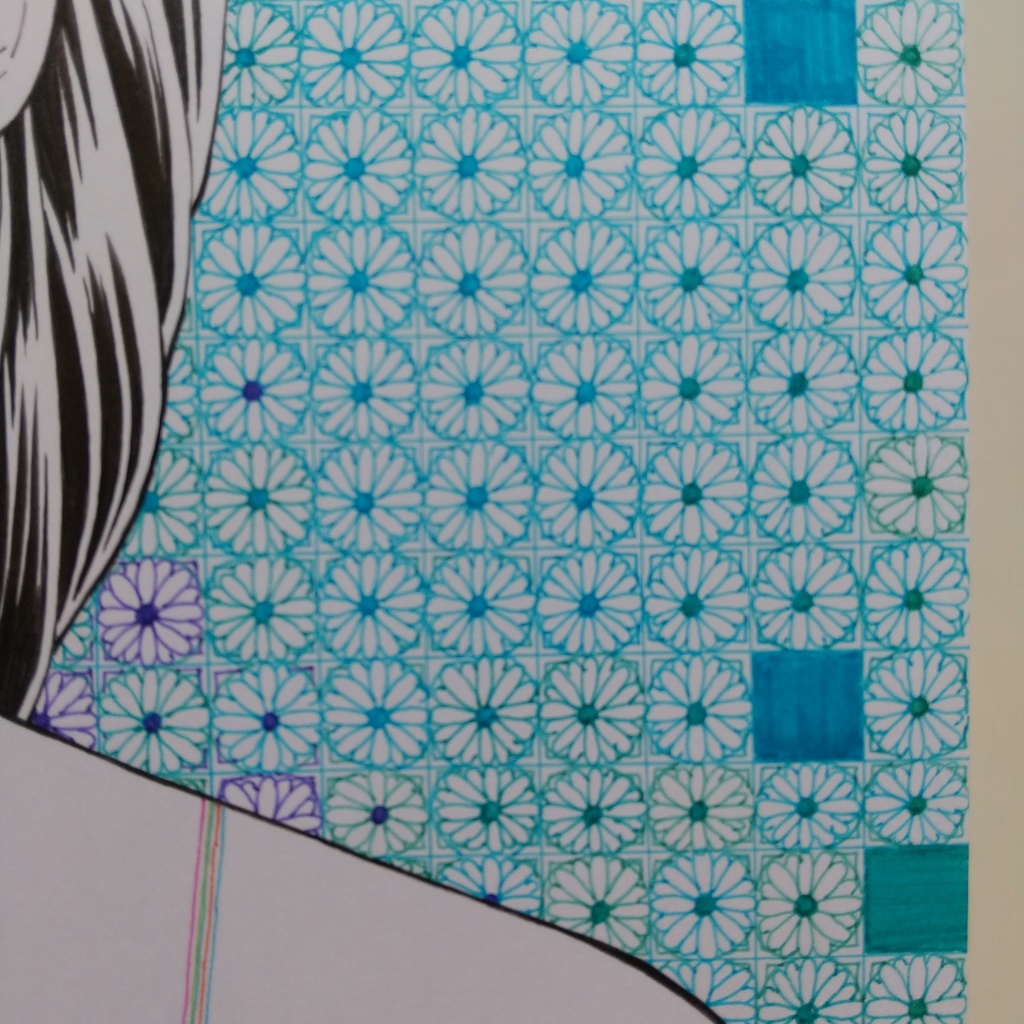 原画 「レースのドレス」