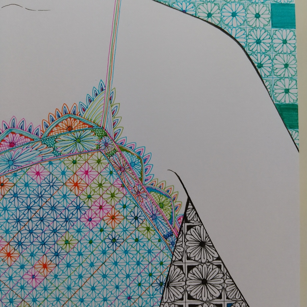 原画 「レースのドレス」