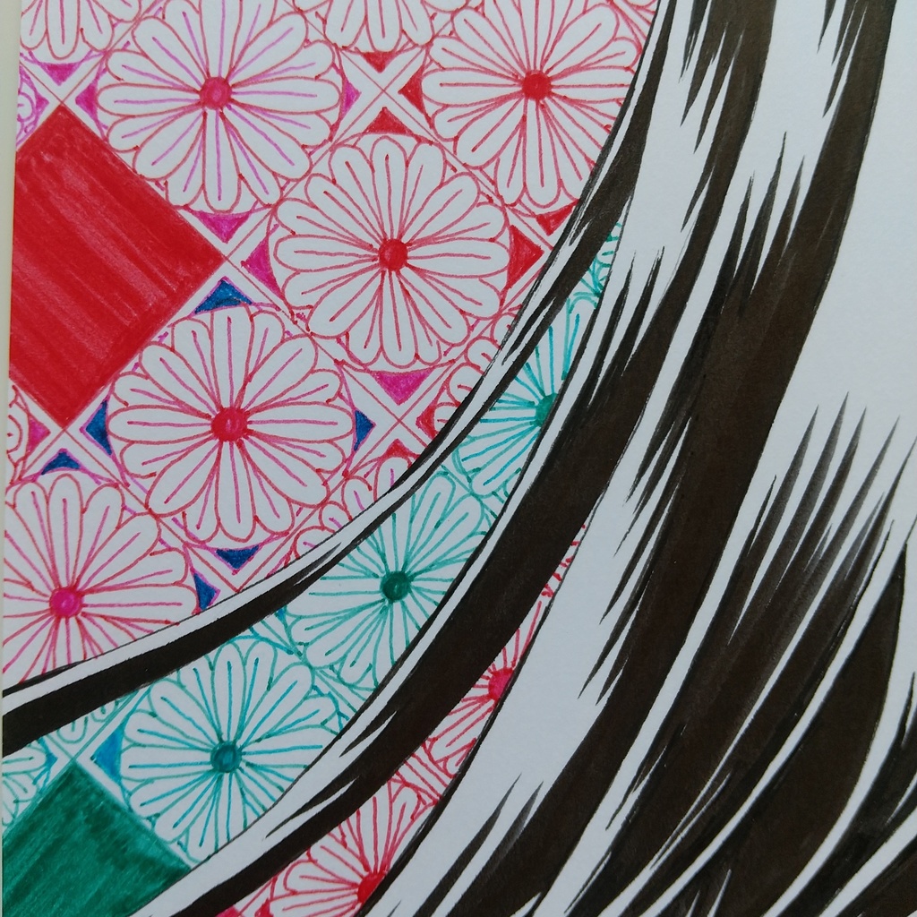 原画 「レースのドレス」