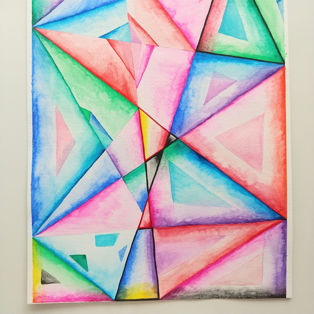 水彩画   「檻・2」