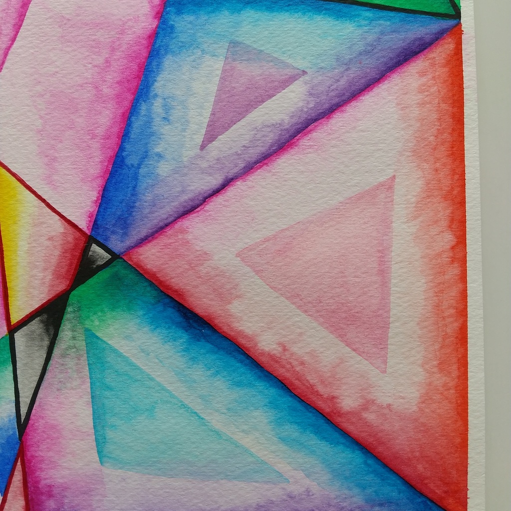 水彩画   「檻・2」