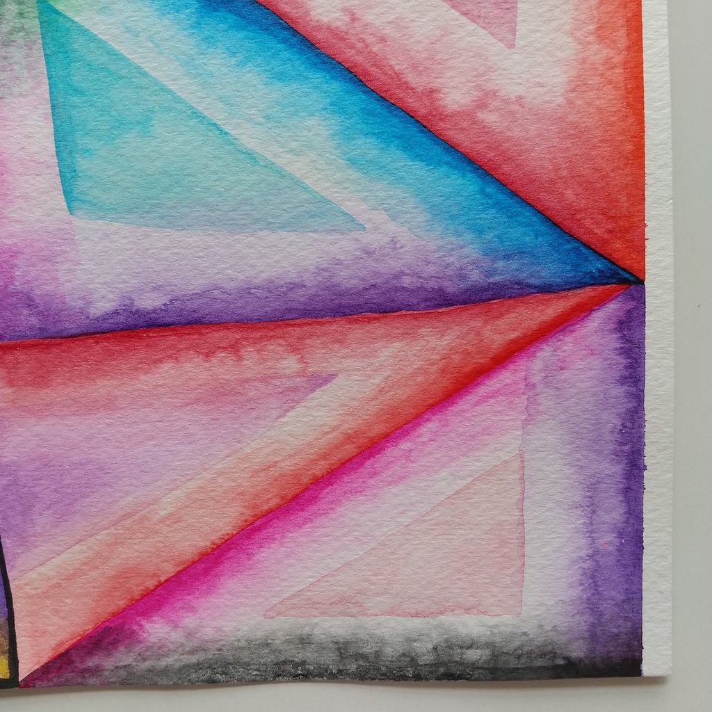 水彩画   「檻・2」