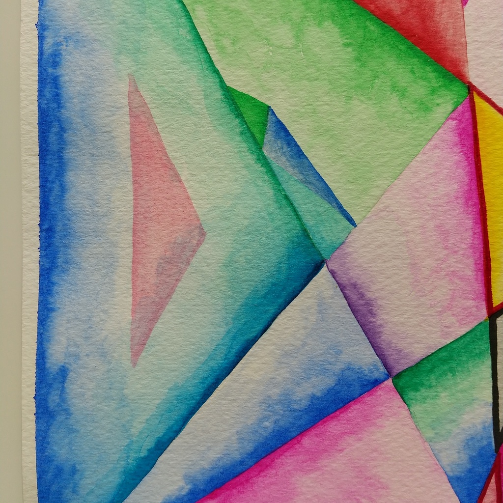 水彩画   「檻・2」