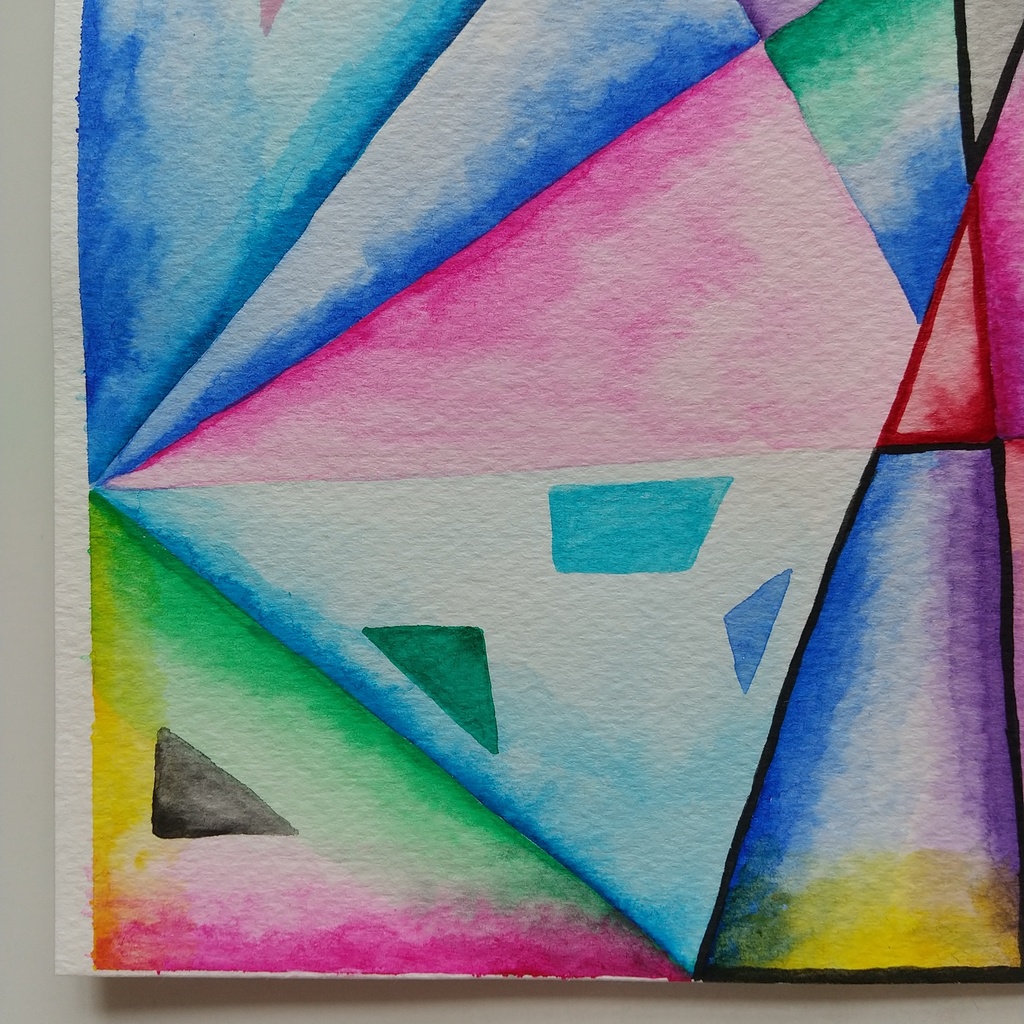 水彩画   「檻・2」