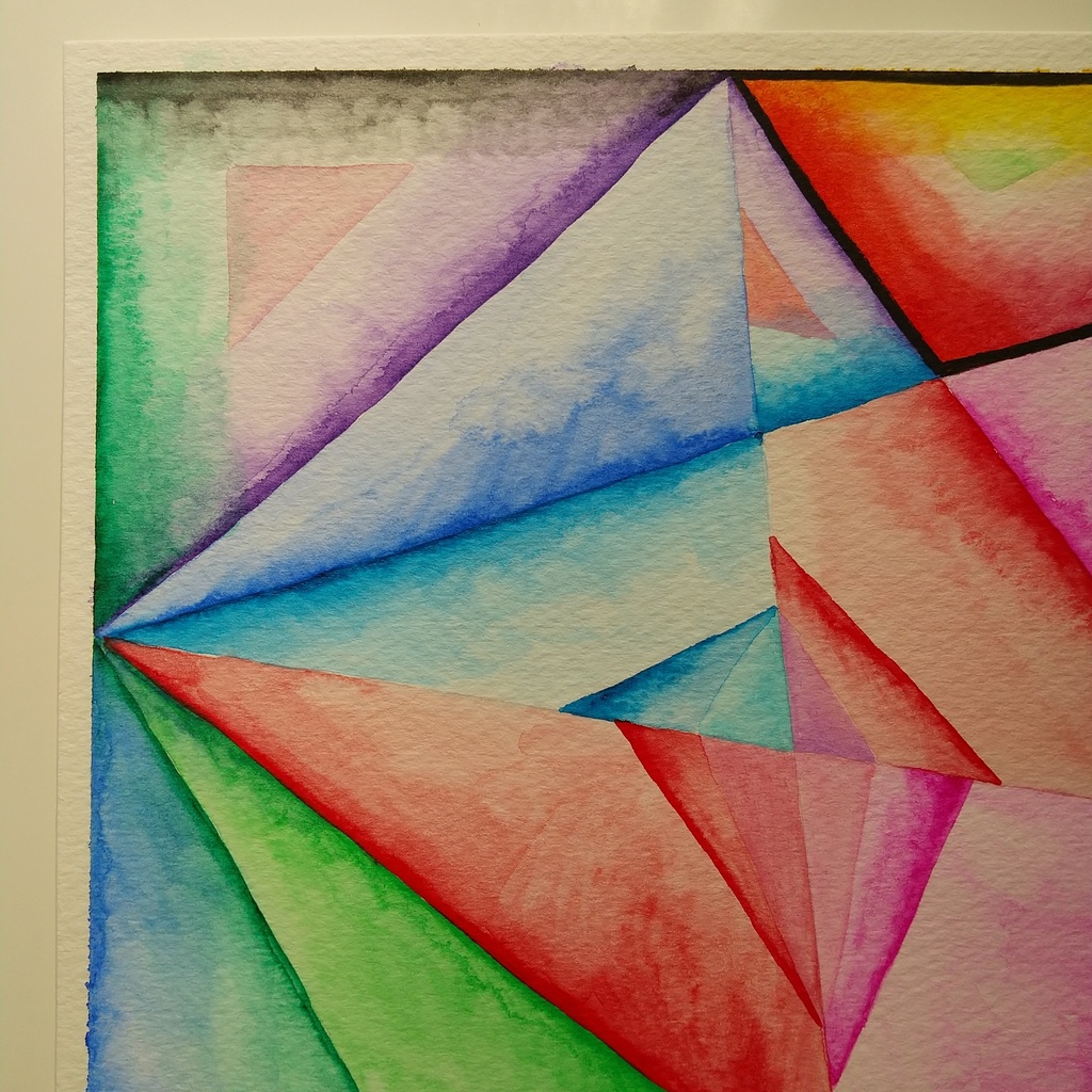 水彩画   「檻・2」