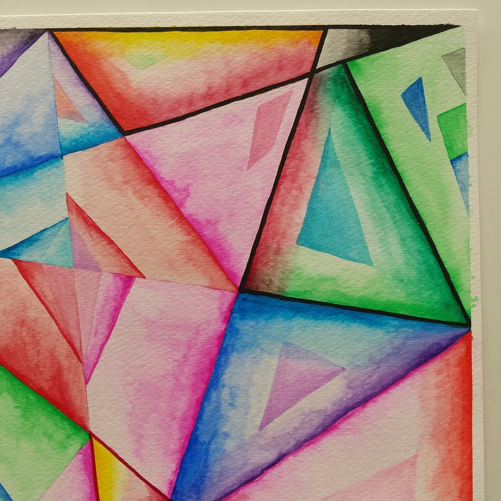 水彩画   「檻・2」