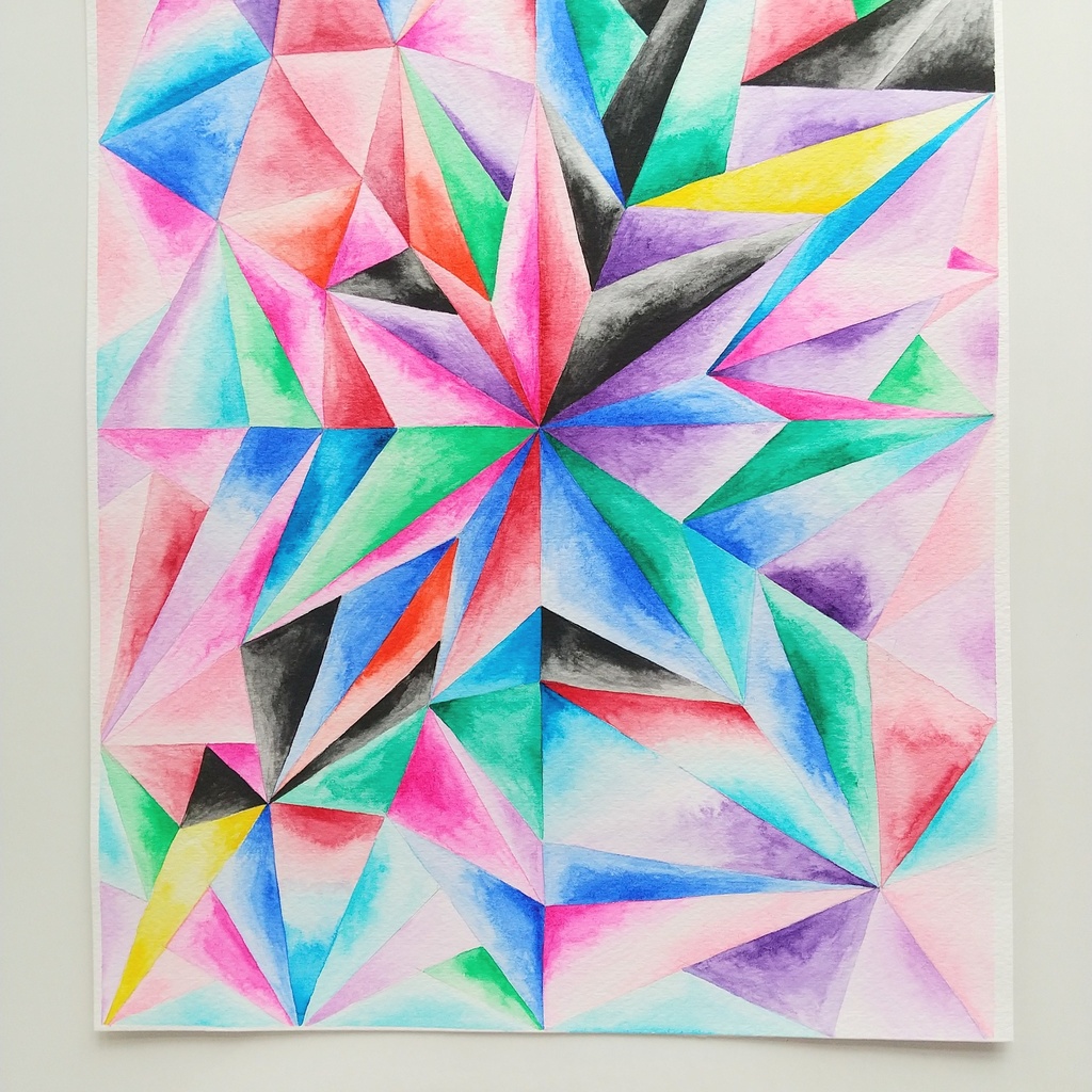 水彩画 「檻【3】」