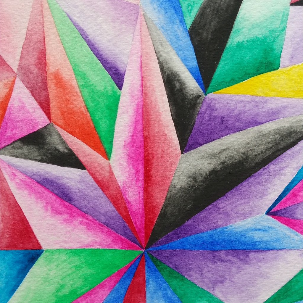 水彩画 「檻【3】」