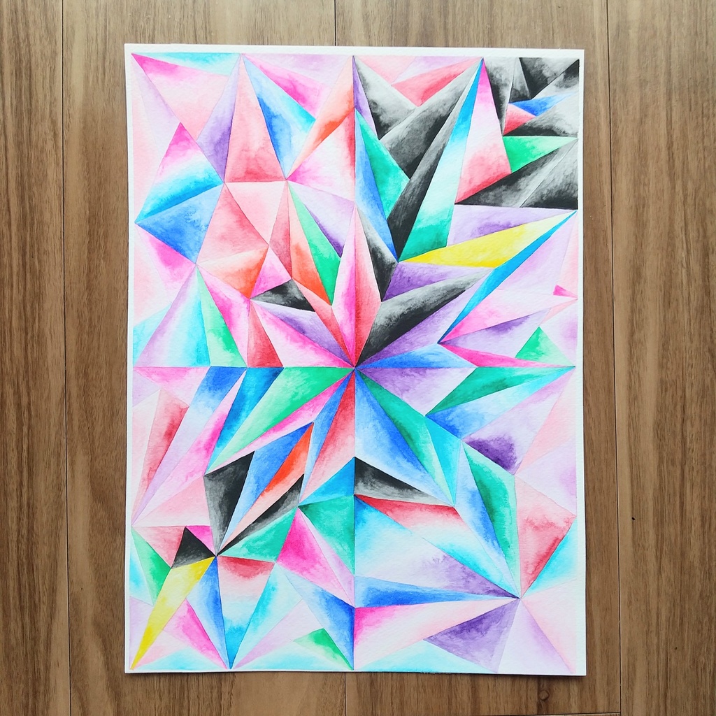 水彩画   「檻【3】」