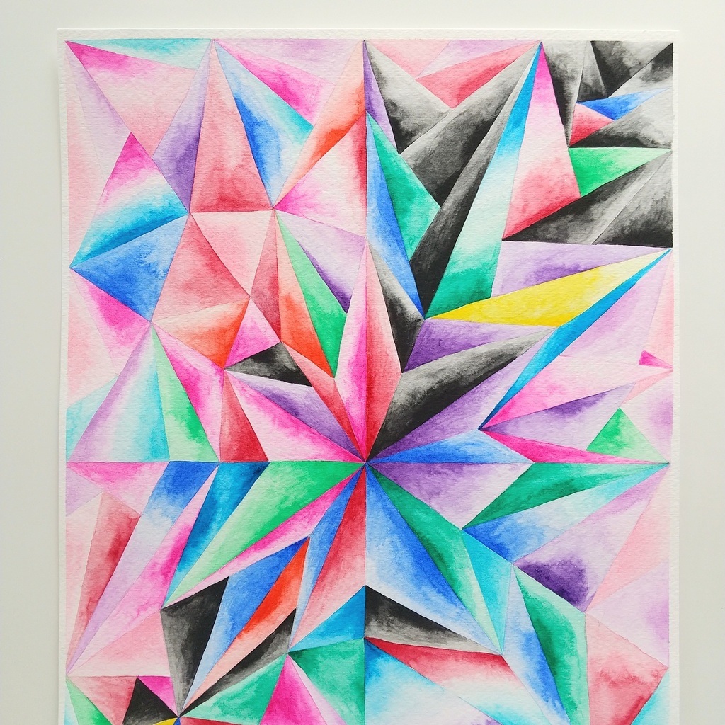 水彩画 「檻【3】」