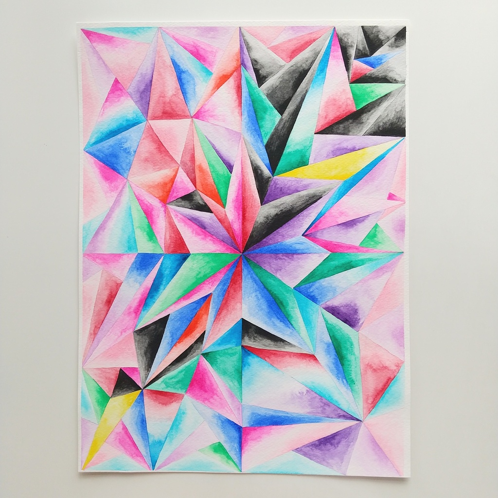 水彩画 「檻【3】」