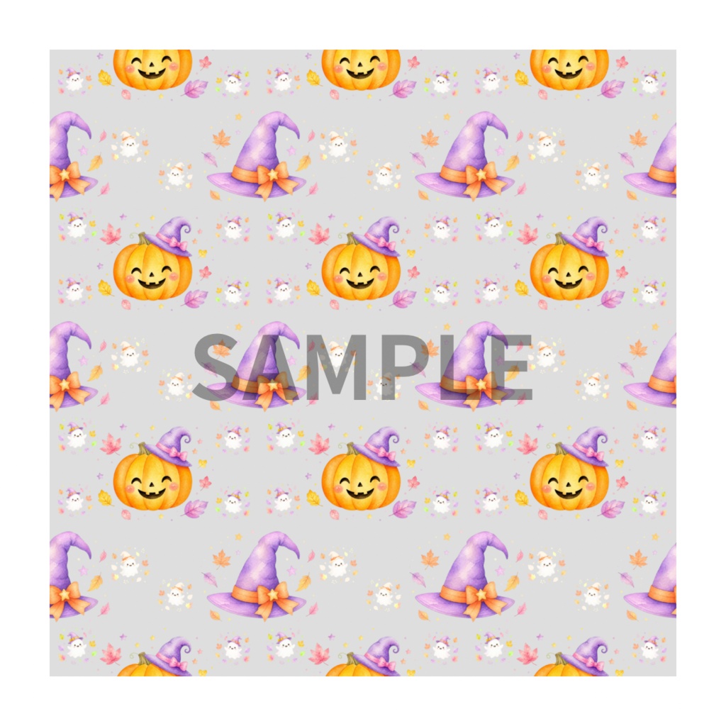 「Halloween Magic|かわいい水彩ハロウィンペーパー」