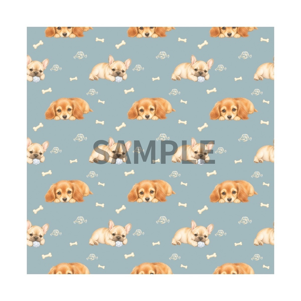Lovely Dogs デジタルペーパー10枚セット