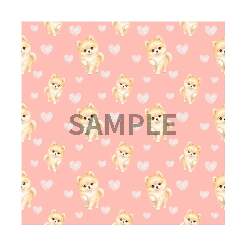 Lovely Dogs デジタルペーパー10枚セット