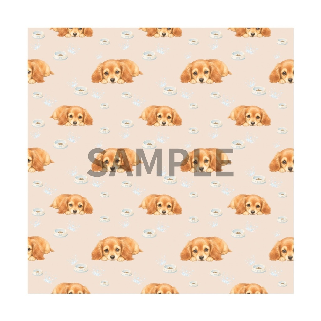 Lovely Dogs デジタルペーパー10枚セット