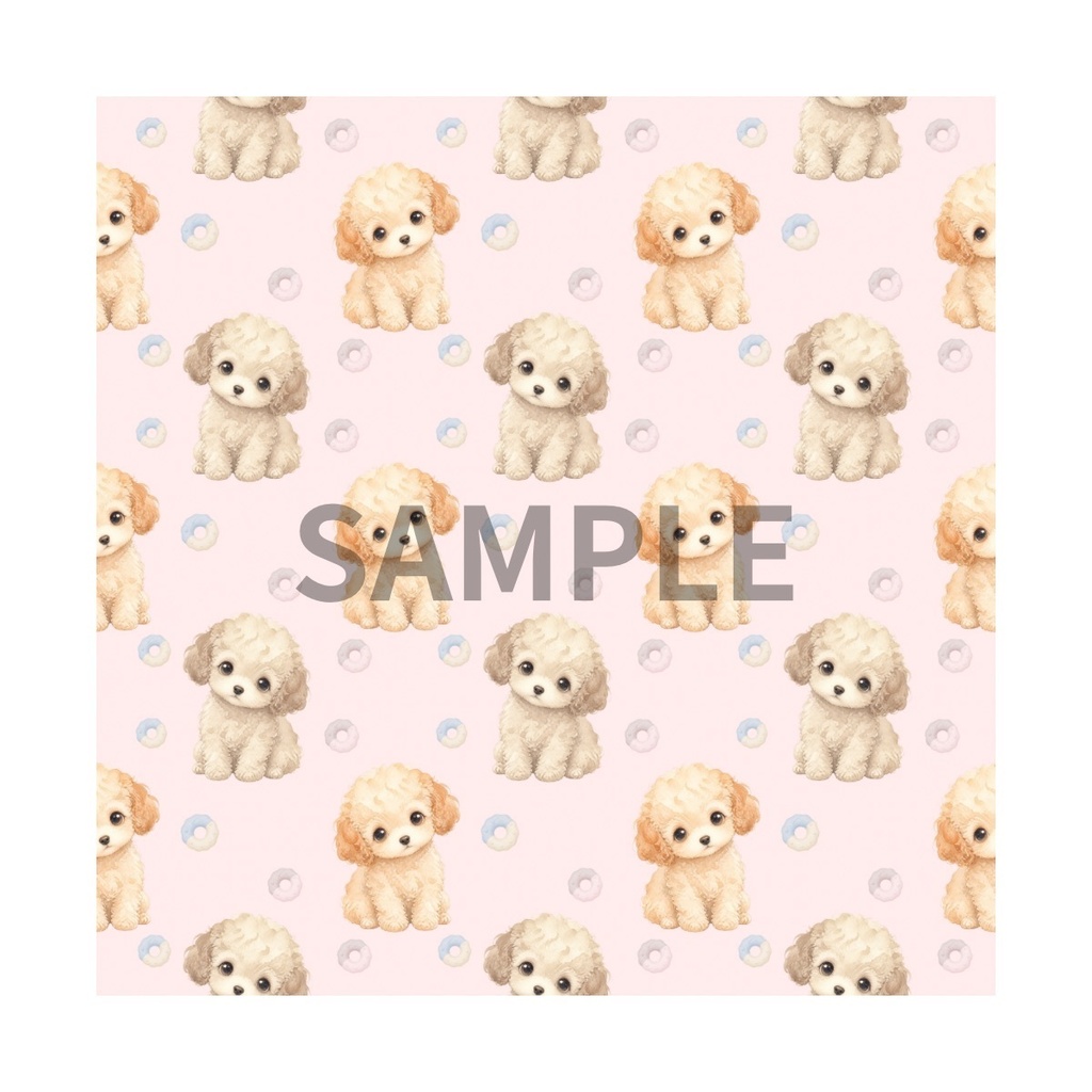 Lovely Dogs デジタルペーパー10枚セット