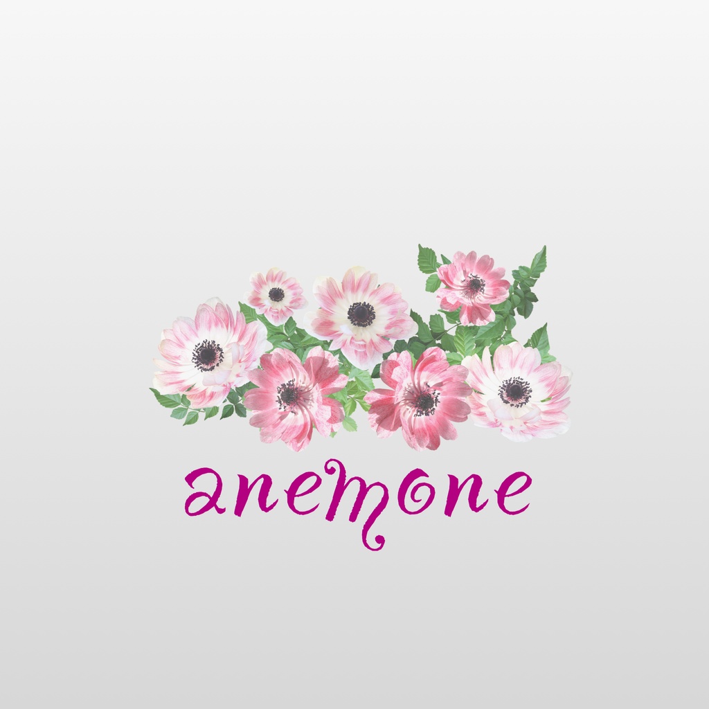 2nd single「anemone」