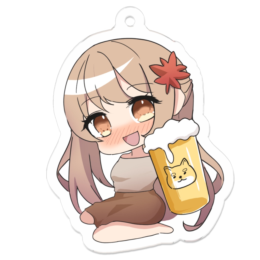 カシュカシュ楓 アクリルキーホルダー