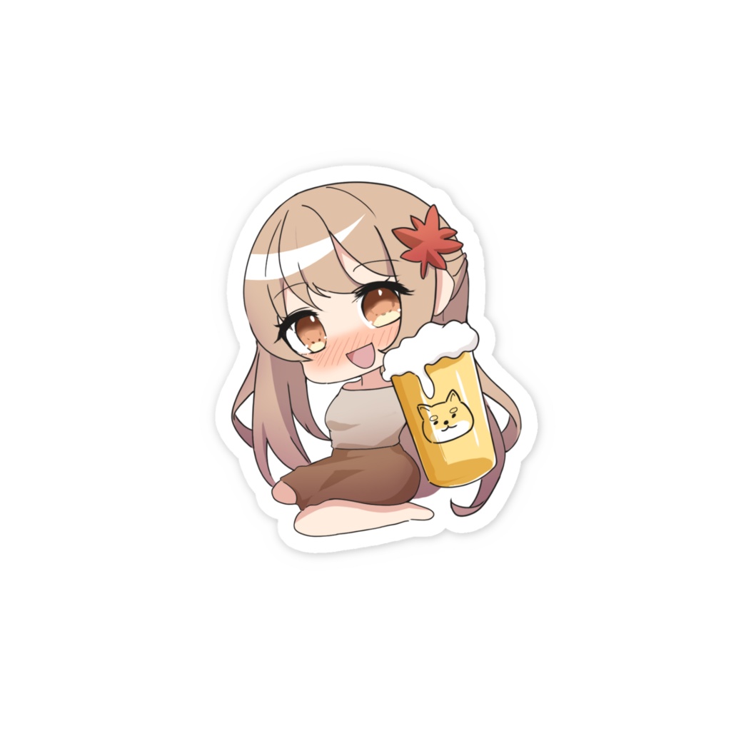 カシュカシュ楓 ステッカー