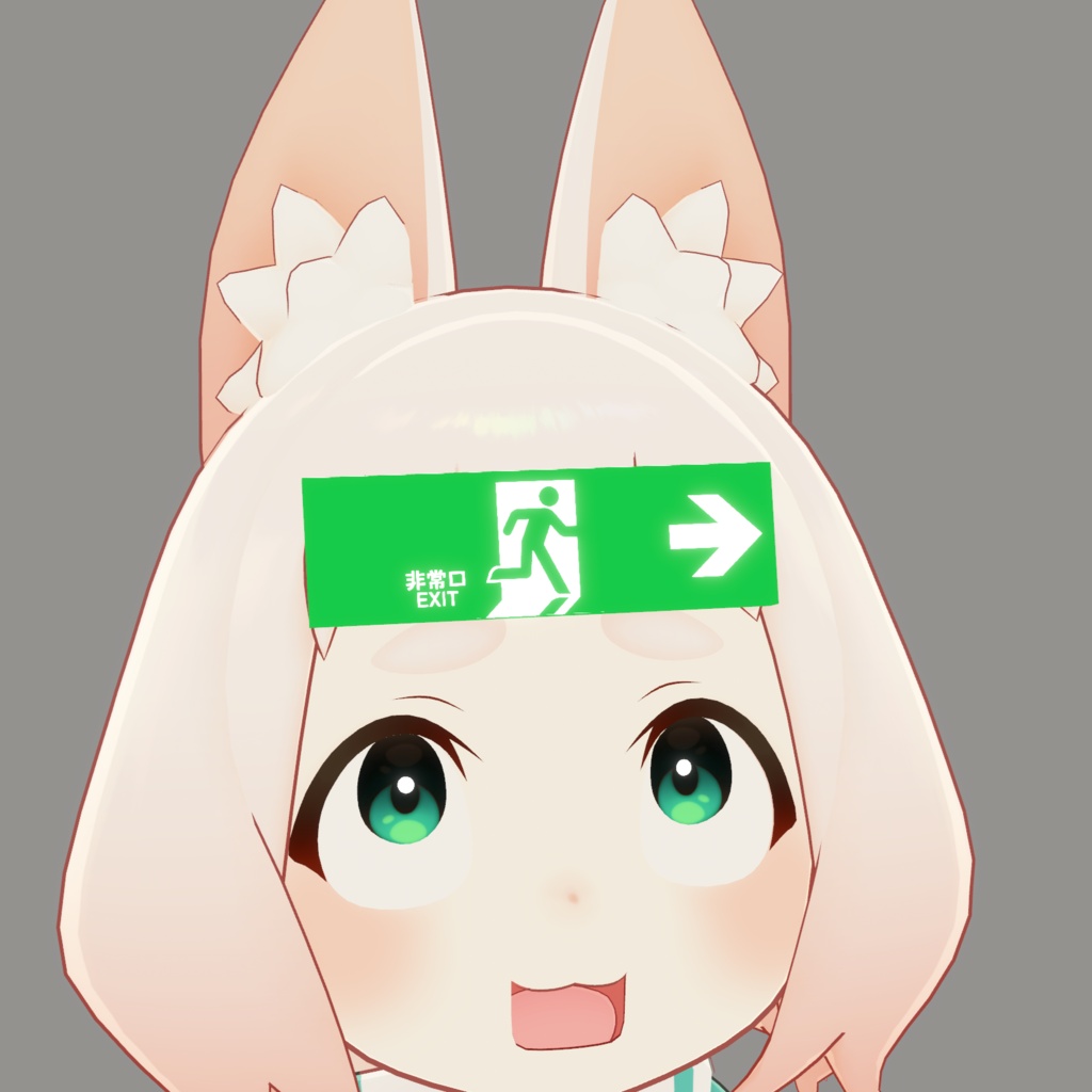 【MA対応】声に反応する非常口サイン ExitSign【4種の光り方×7図柄】