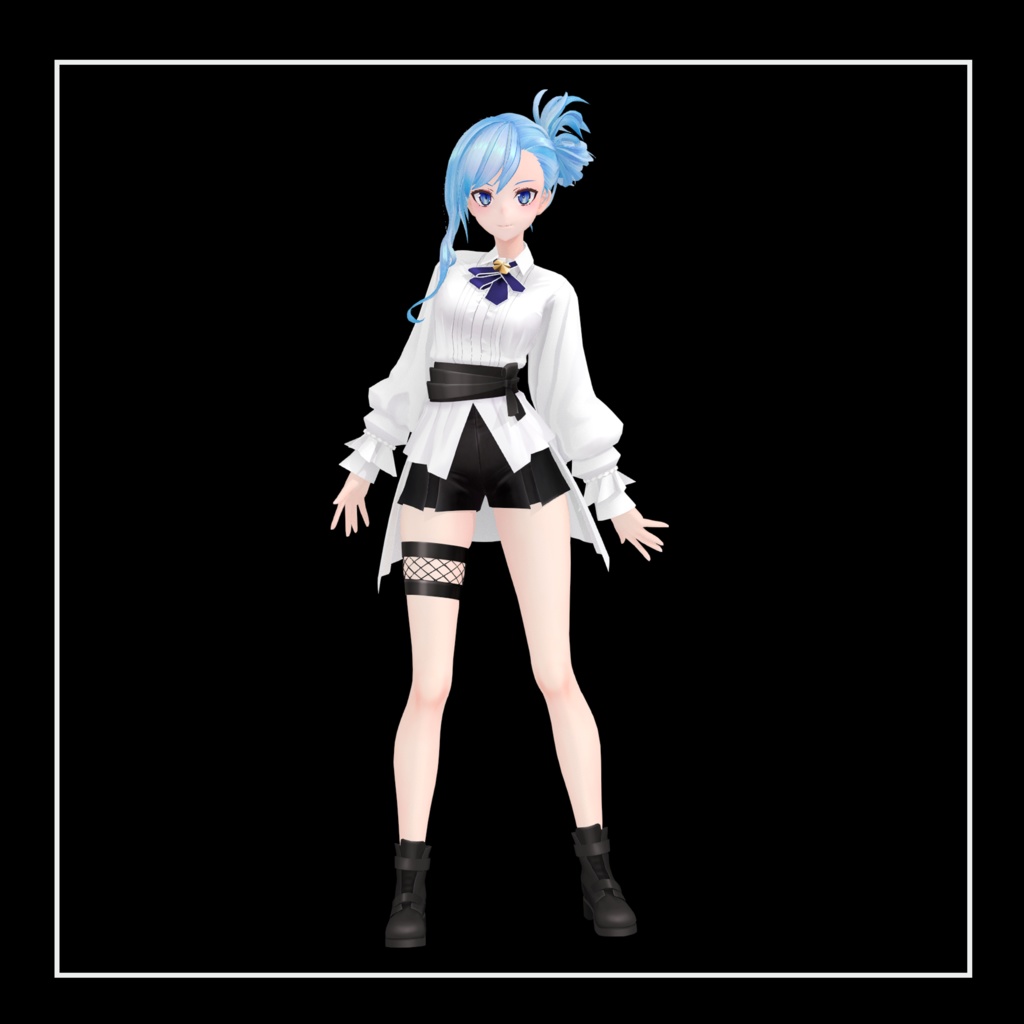 【値下げ】4000→3000円【VRC/VRMアバター向け3Dモデル】フラヴィス-Fravis-