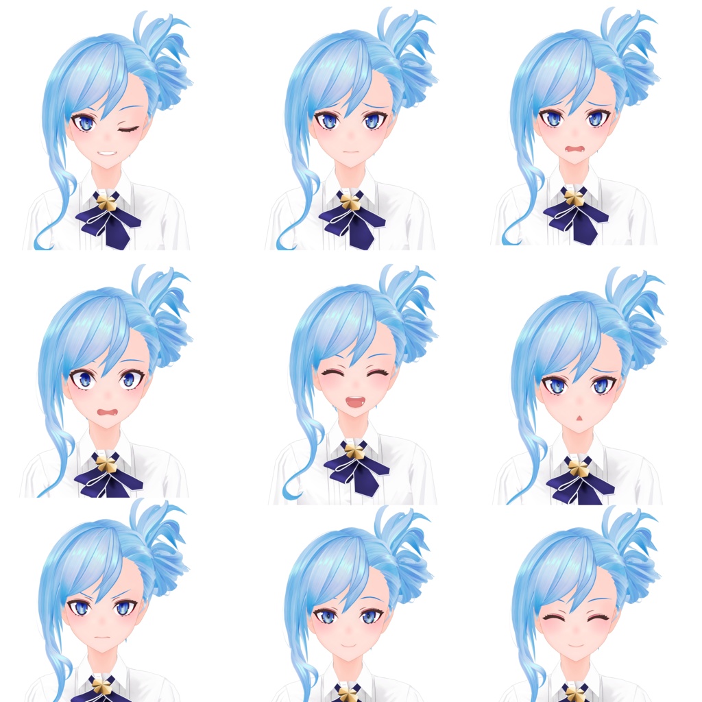 【値下げ】4000→3000円【VRC/VRMアバター向け3Dモデル】フラヴィス-Fravis-