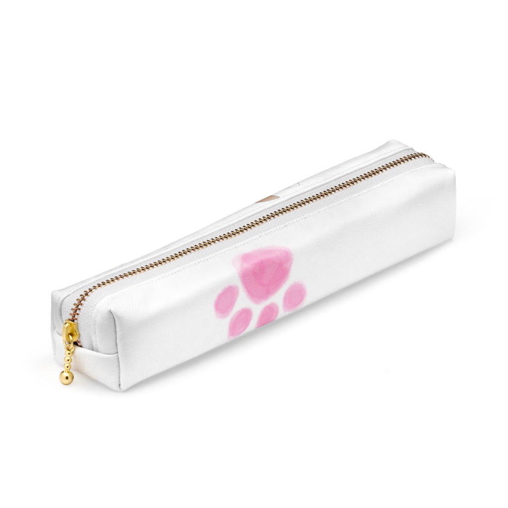 💫 - ねこたるものぉ! - 🐾 - シンプルペンケース ホワイト -