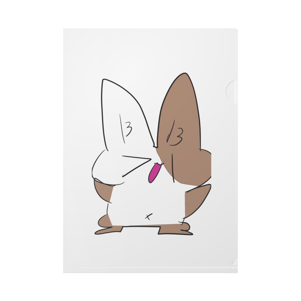 ねこ1号　挿入クリアファイル