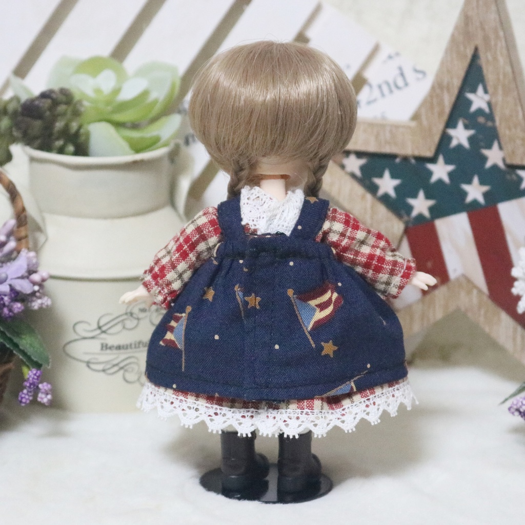 オビツ11 服 カントリーエプロンワンピース Romantica Doll Booth