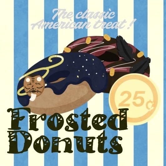 レトロ缶バッジ イメージ人気メニュー