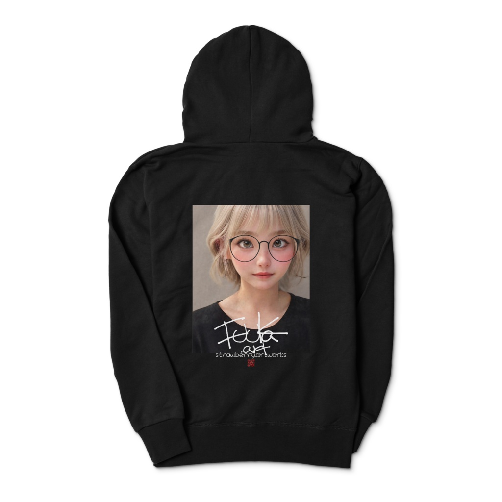 オリジナルデザインプリントパーカー「fuuka」