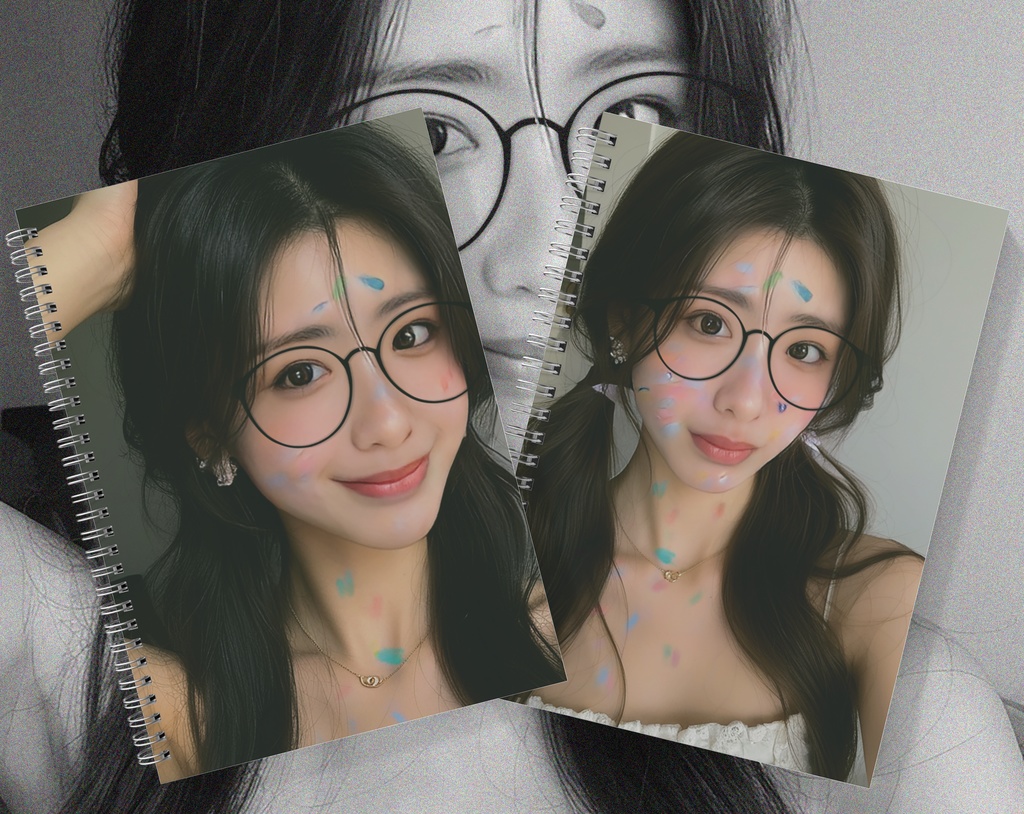 リングノートB5「ペイント」vol.01