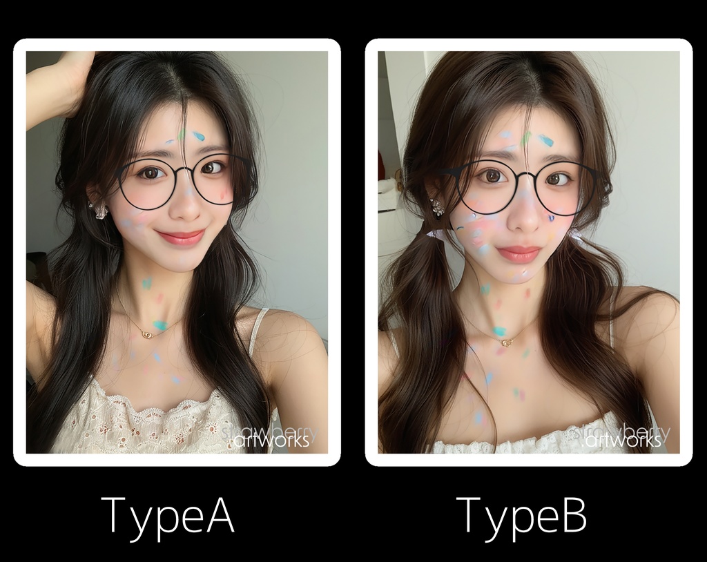 スマホステッカー「ペイント」