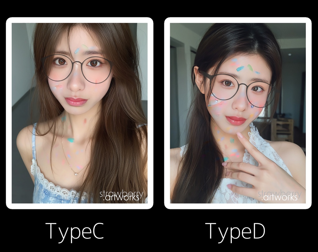 スマホステッカー「ペイント」