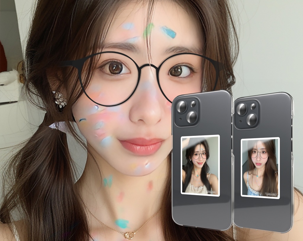 スマホステッカー「ペイント」