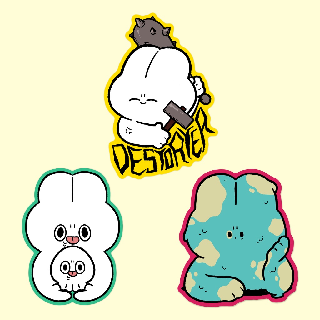 ステッカー：USAGI